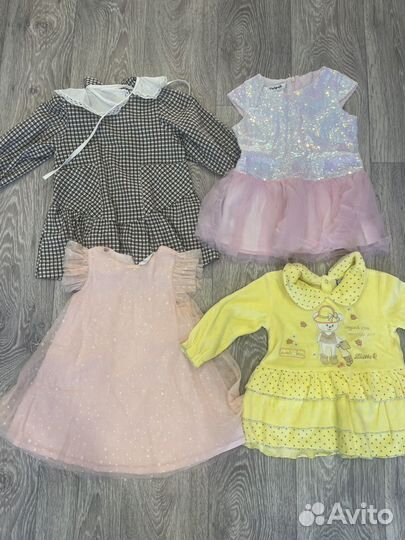 Одежда пакетом для девочки р-р 74-86