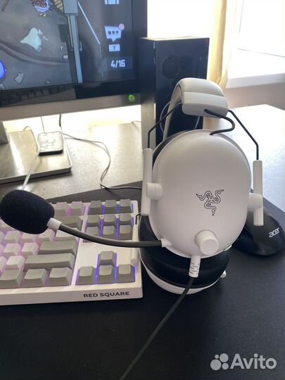 Игровые наушники Razer blackshark v2 x white