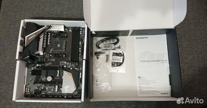 Материнская плата gigabyte b450 aorus elite v2