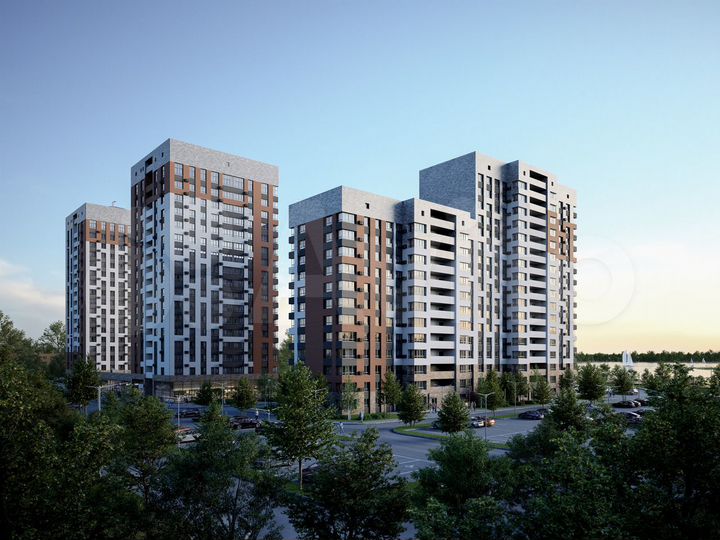 2-к. квартира, 71,1 м², 5/17 эт.