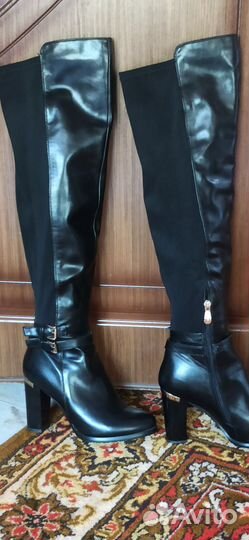 Сапоги ботфорты