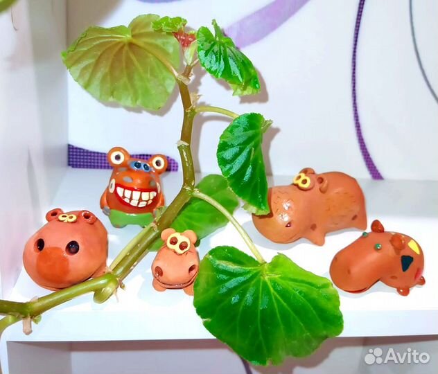 Окарина бегемот коллекция свистков