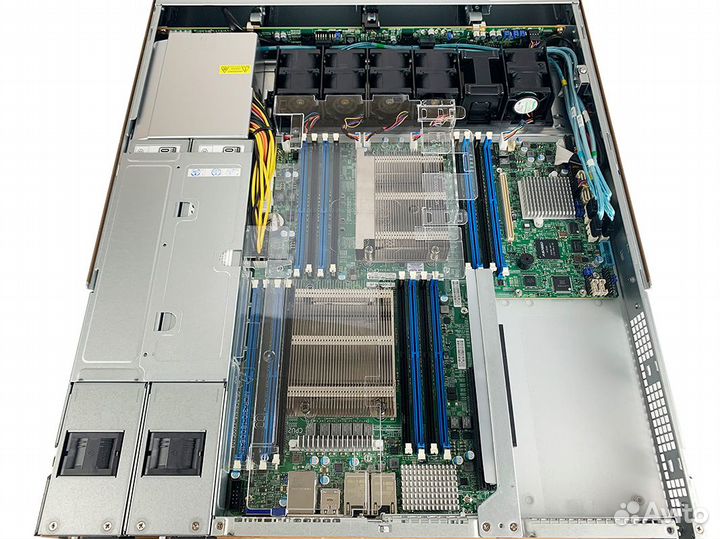 Сервер Supermicro 6018R-wtrt 2x E5-2698v3 32Gb