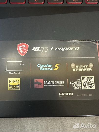 Игровой ноутбук msi