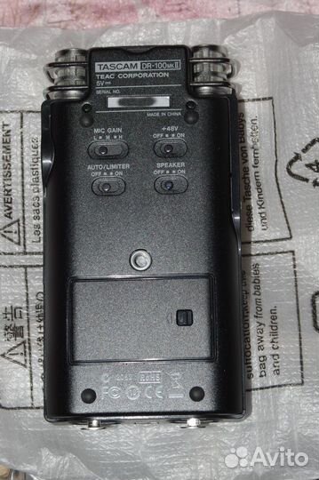 Професс. рекордер Tascam DR-100 mkii в комплекте