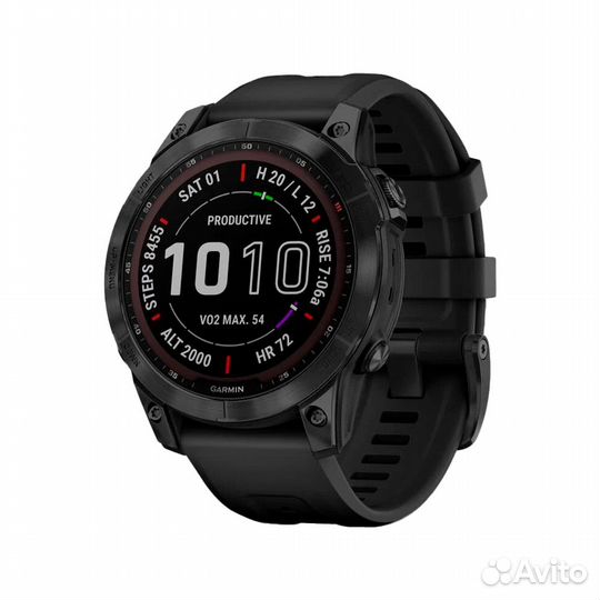 Garmin Fenix 7 Sapphire Solar. Серый