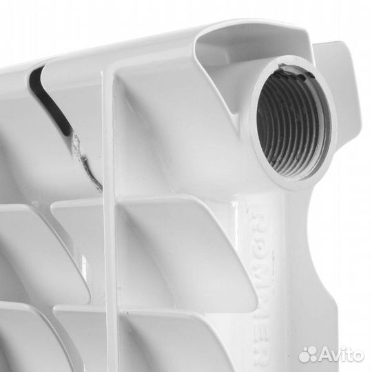 Алюминиевый радиатор Rommer Optima 500, 8 секций