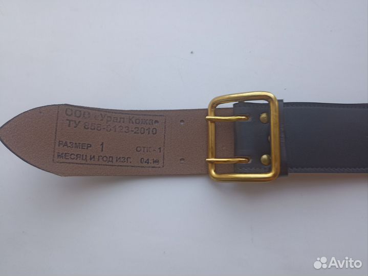 Ремень армейский кожаный, 1 размер (портупея)