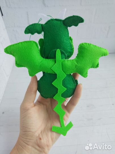 Игрушка Дракон из фетра