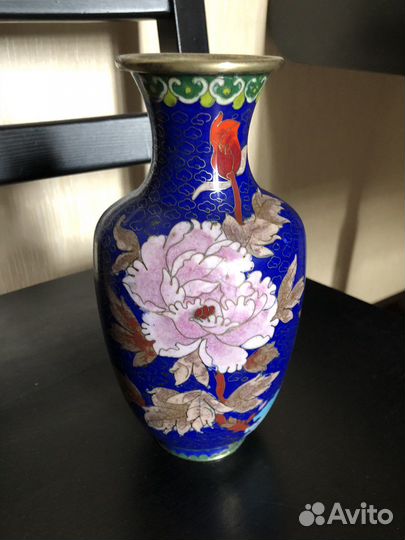 Ваза китай клуазоне