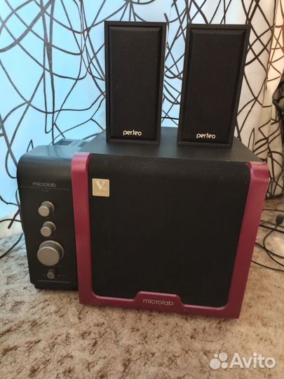 Акустические колонки для компьютера + сабвуфер