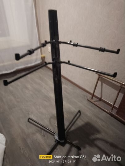 Стойка для клавишных 1+1