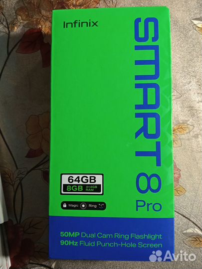 Infinix Smart 8 Pro, 4/64 ГБ