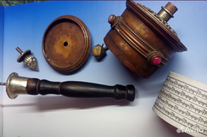 Барабан Буддизм мантры кость молитвенный лама