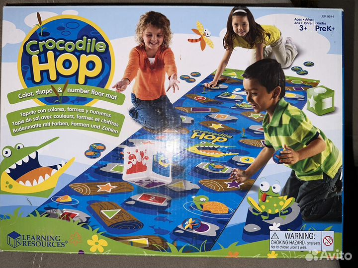 Игра напольная для детей Крокодил learning resours