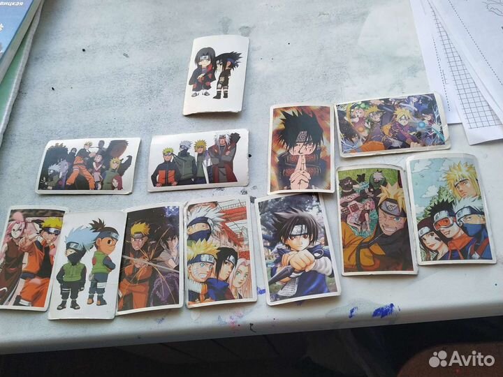Карточки наруто