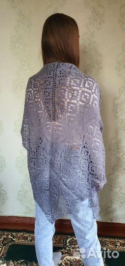 Шаль ручной работы