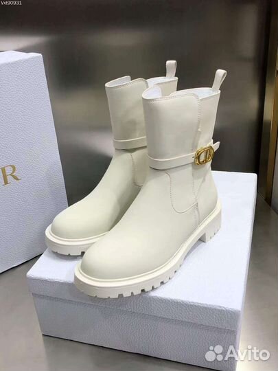 Ботильоны Dior кожаные