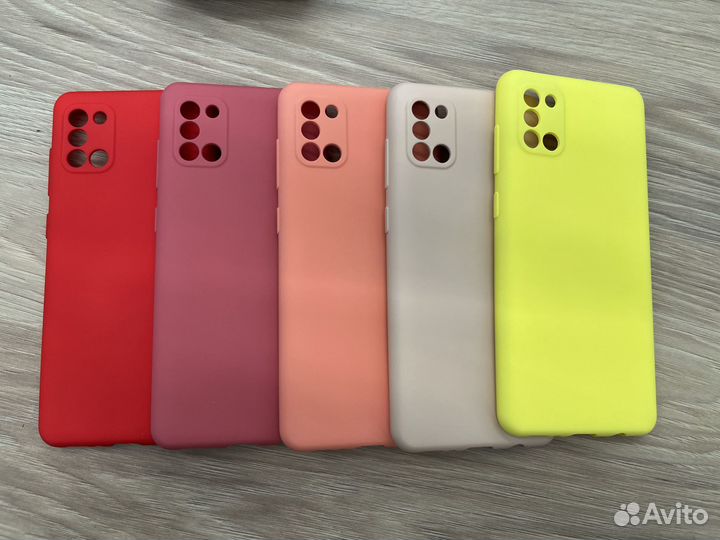 Чехол силиконовый на Samsung A31