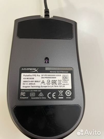 Игровая мышь HyperX Pulsefire Pro (HX-MC003B)