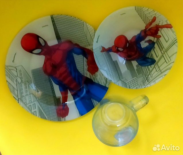 Набор посуды Человек паук