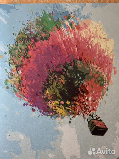 Картины по номерам раскрашенная