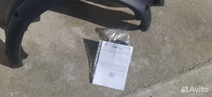 Расширители арок лаптер для автомобиля нива