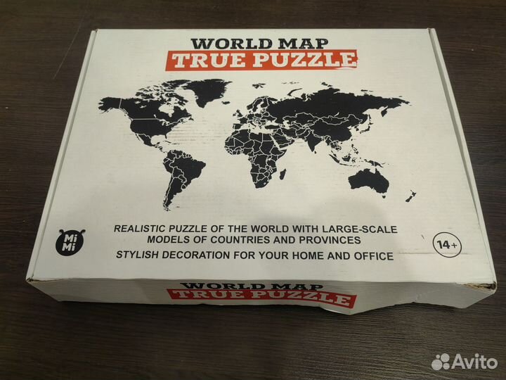 World map true puzzle, карта мира, новая