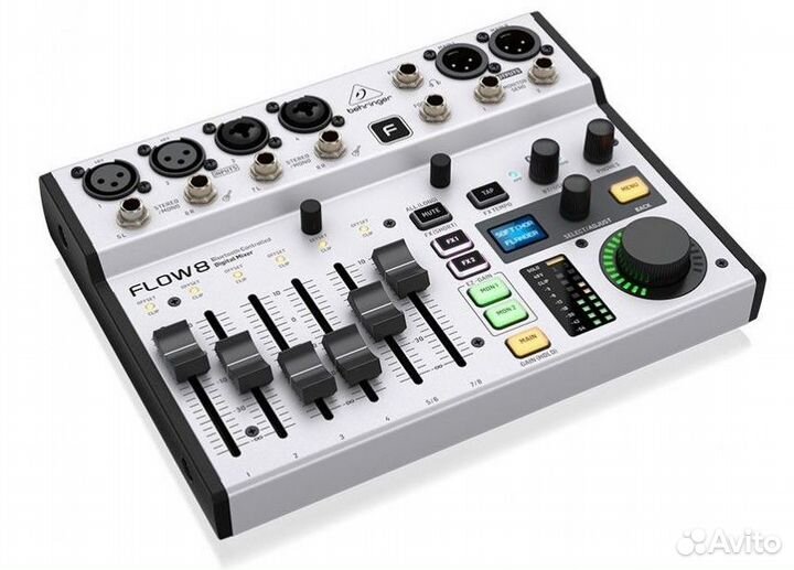 Цифровой аудиомикшер behringer flow 8 с Bluetooth