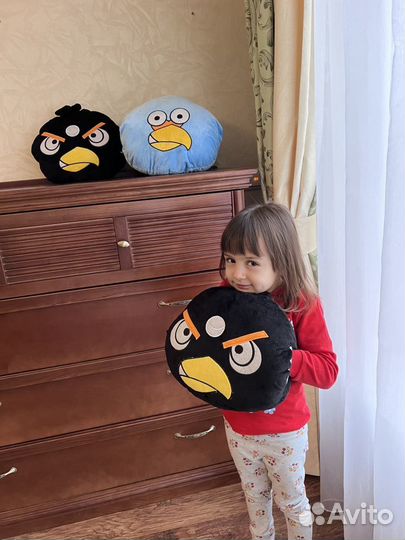 Подушки Angry birds злые птички (разные)