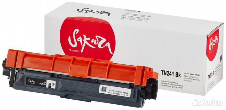 Картридж Sakura satn241BK 1342659