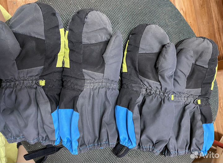 Варежки зимние детские ziener 5,5 размер)