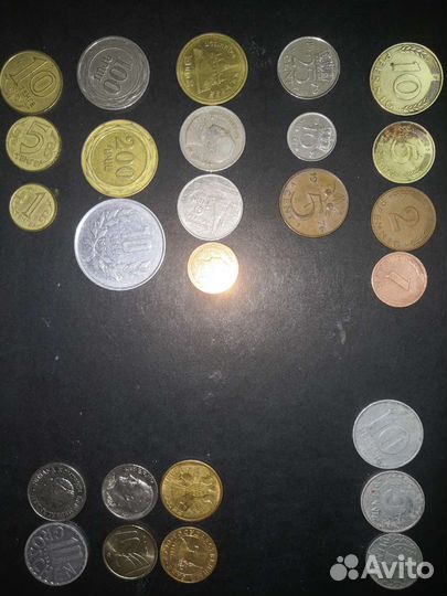Набор иностранных монет