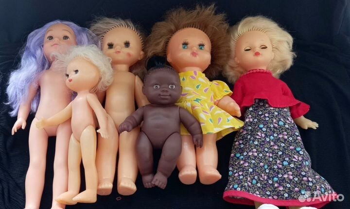 Лот кукол СССР и современных