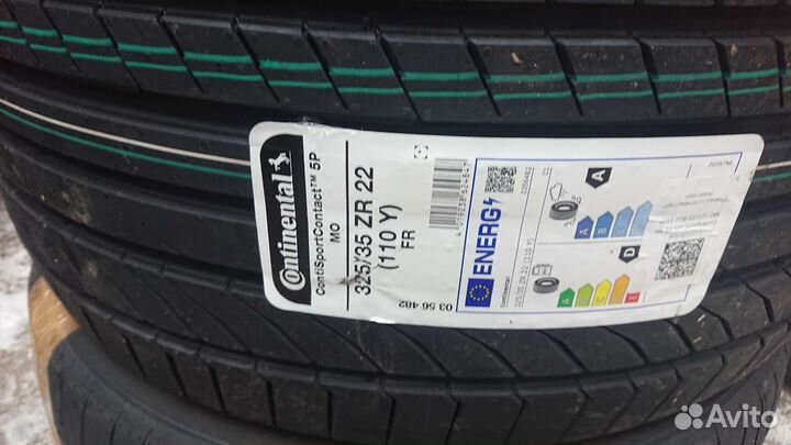 Continental ContiSportContact 5P 285/40 R22 и 325/35 R22 106Y