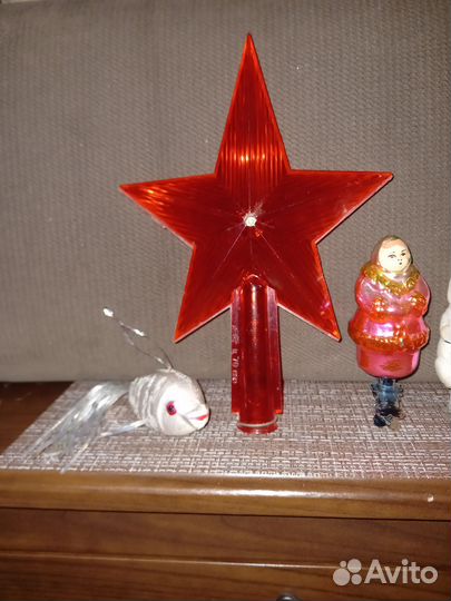Елочные игрушки СССР на прищепке