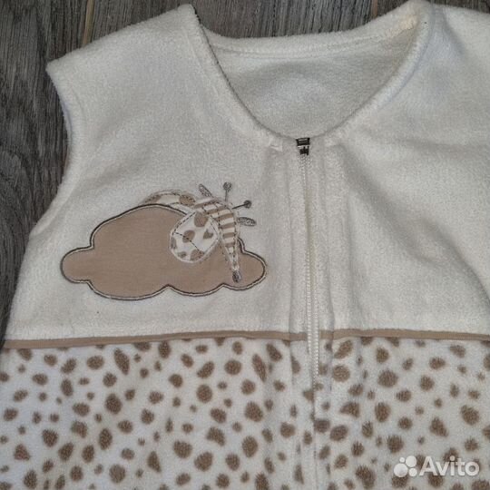 Конверт одеяло на выписку для сна на молнии