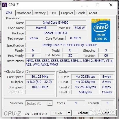 Intel Core i5 4430