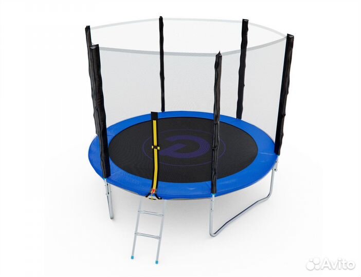 Батут 2,44 м с сеткой и лестницей новый в наличии