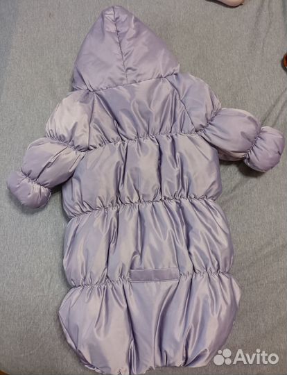 Комбинезон - кокон демисезонный 62-68 размер