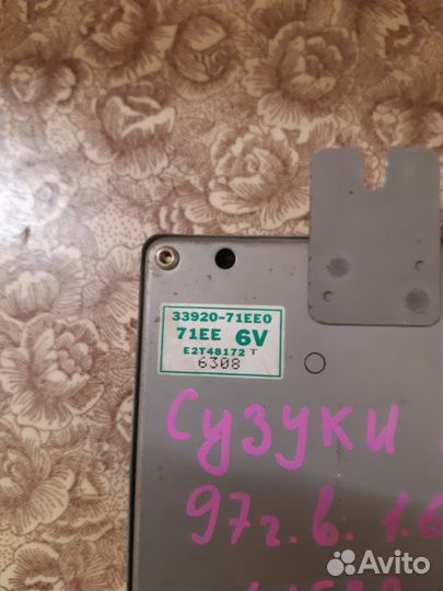 Блок управления двигателем (эбу) Suzuki Vitara 1.6