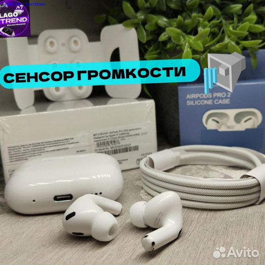 Airpods pro 2 type c premium + чехол (Арт.55973)