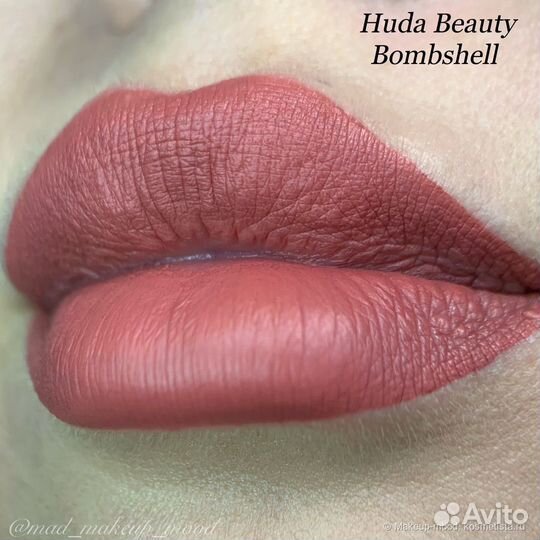 Жидкая матовая помада Huda Beauty matte Bombshell