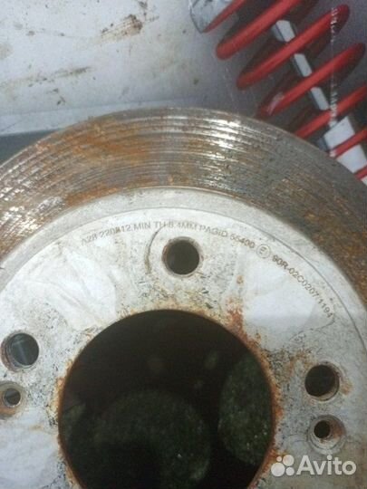 Диск тормозной задний Kia Ceed купе 3 двери JD 1.6