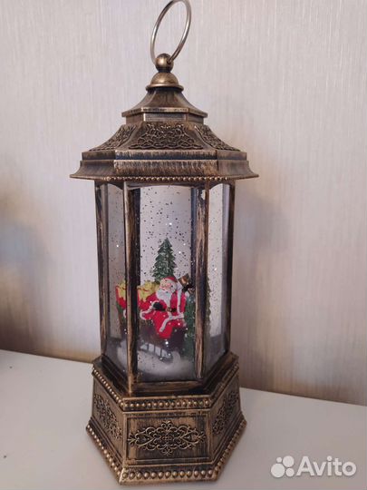 Новогодняя музыкальная лампа