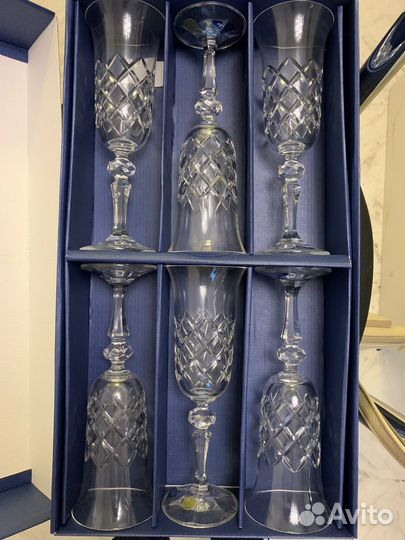 Хрустальные бокалы