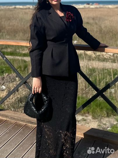 Пиджак черный zara