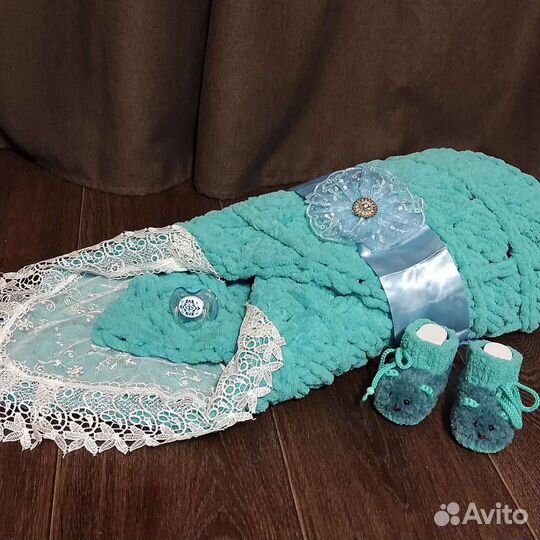 Плед детский плюшевый