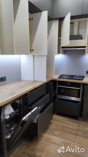 Столешница из дуба угловая