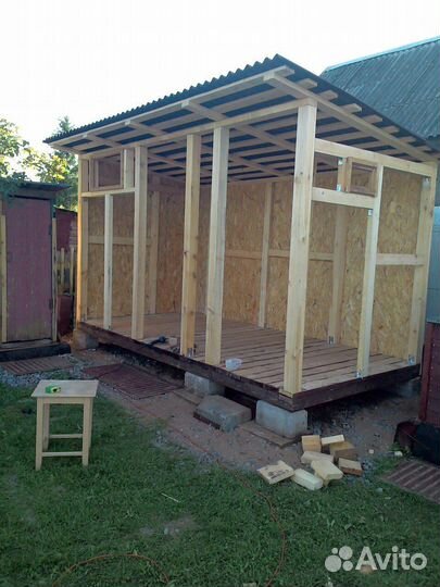 Построим хоз постройку, сарай, пристройку к дому